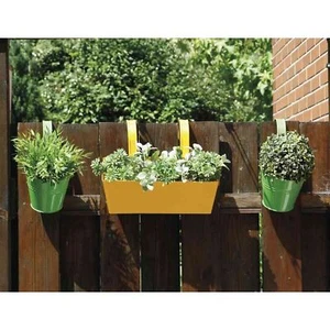 BLUMENTOPF 2er Grün 16cm bunt modern Pflanzen Garten Gärtner farbig Sommer neue - Bild 1 von 1