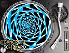 Psychedelic Hypnotic Optical Illusion Turntable Slipmat Slip Mat Swirl Spiral 12
