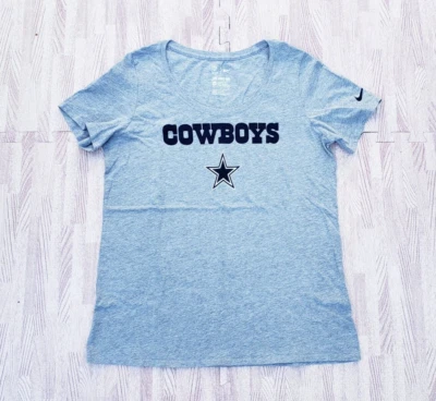 🔥 Dallas Cowboys Nike Gray NFL Football Shirt || Women's XL Athletic Cut - Image 1 of 4