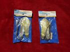 Nos 4 Four Vintage Newell Brass Plated Curtain Drape Holders Tie Backs