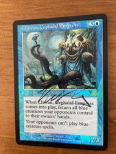SIGNED MTG Llawan, Cephalid Empress-Torment FOIL NM-M
