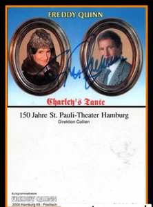 Autogramm Schlager | Freddy QUINN | 1991 "Charleys Tante" (Collage Color) - Bild 1 von 1