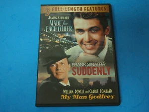 Made For Each Other / Suddenly / My Man Godfrey DVD Triple Feature - Picture 1 of 2
