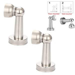 Stainless Steel Strong Magnetic Door Stop Stopper Holder Home Catch Door Suction - Picture 1 of 3