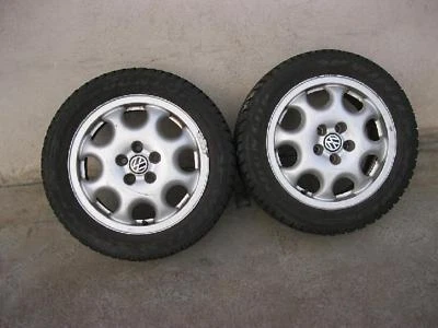 15' BBS Alufelgen Winterreifen 195 55 VW Passat 35i Golf 3 VR6 6x15 ET35 5x100  - Bild 1 von 4