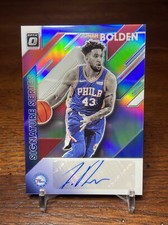 Jonah Bolden 2019-20 Panini Donruss Optic Signature Series Holo #SS-JBD