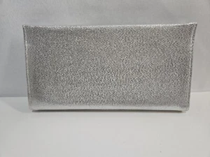 Cartera clutch vintage metálica plateada, MCM - Imagen 1 de 11