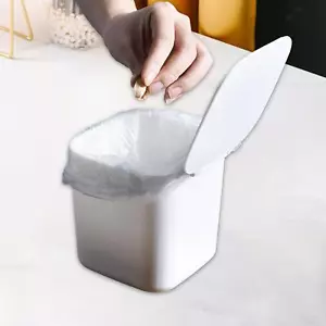 Mini-Mülleimer mit Deckel, Kompost Tischabfalleimer, Kleiner Abfallkorb Eimer - Bild 1 von 12