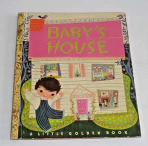 Little Golden Book Baby's House 1950 "A" Edition 1st # 80 EUC - Bild 1 von 8