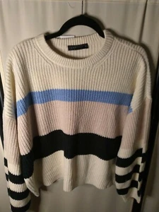 Sanctuary Playful Stripe Shaker Stitch Streifen Ballonärmel Pullover Gr. MP - Bild 1 von 6