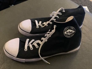 Stivali / scarpe da ginnastica Lee Cooper HI 20 - bianco e nero - taglia UK 11 - Foto 1 di 8