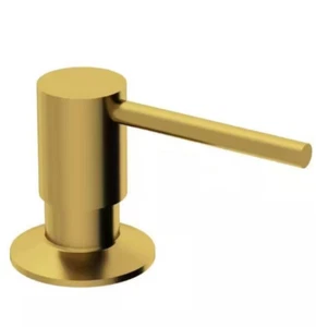 Vigo Kitchen Soap Dispenser 10 oz, Bolton Matte Brushed Gold VGSD005MG - Picture 1 of 10