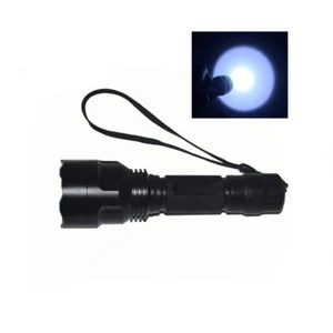 Linterna LED 1200LM CR123A blanca fría C8 monomodo 10W 6500K de alta calidad - Imagen 1 de 9