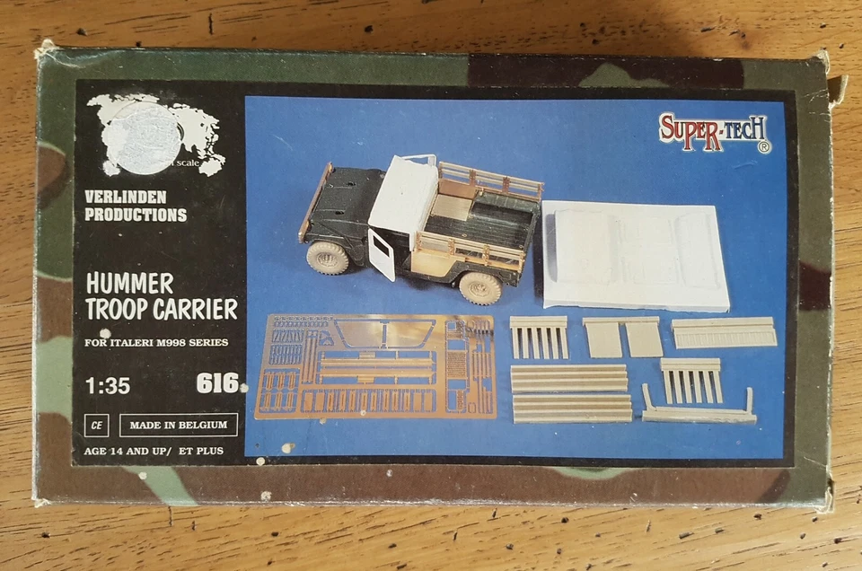 Verlinden 616 1:35 Hummer troop carrier conversion set - Immagine 1 di 2