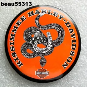 ⭐2001 KISSIMMEE ORLANDO BIKE WEEK FLORIDA HARLEY DAVIDSON PIN BOTÓN DISTRIBUIDOR - Imagen 1 de 2