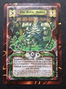 1x NM/EX The False Hoturi PROMO Legend of the Five Rings (L5R) CCG Scorpion Clan - Picture 1 of 2