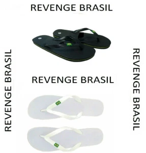 INFRADITO UOMO UNISEX DONNA CIABATTE SANDALI PISCINA MARE CASA REVENGE BRASIL - Foto 1 di 9