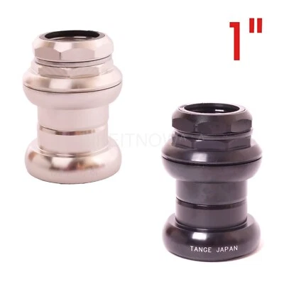 Tange 1" Threaded Bike Headset Falcon FL250C Sealed Bearings 34mm Silver/Black - Image 1 of 4