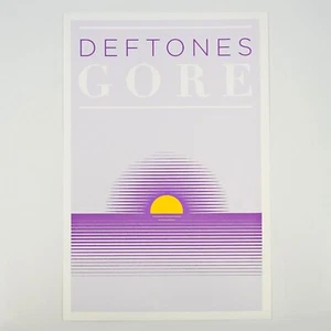 Deftones Gore 2016 Tour 18x12 Screen Printed Serigraph Poster AS* - Picture 1 of 3