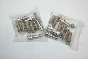 Compression Connector BNC RG59 CCTV Coax Cable Adapter Coaxial Male 20 pcs - Picture 1 of 3