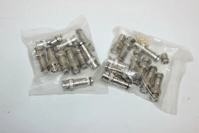 Compression Connector BNC RG59 CCTV Coax Cable Adapter Coaxial Male 20 pcs  - Image 1 of 3