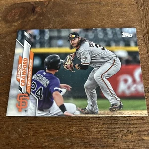 2020 Topps Brandon Crawford #236  San Francisco Giants - Picture 1 of 2