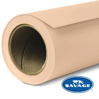 Savage Hintergrundkarton Rolle 1,35 x 11 meter, beige (25), Papierrolle Foto - Bild 1 von 4