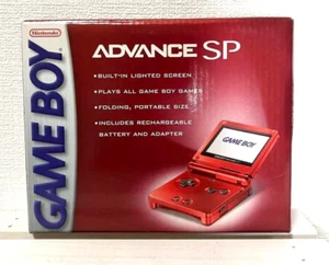 Nintendo GameBoy Advance SP Flame Red NEW & SEALED - Picture 1 of 6