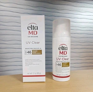 Elta MD UV Clear Broad Spectrum SPF 46 TINTED 1.7oz / 48g With Exp 2028 - Picture 1 of 1