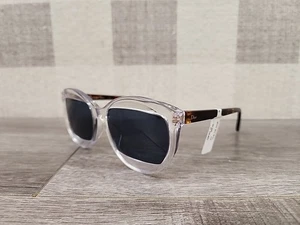 Christian Dior DiorMania 2 Womens Havana Clear Plastic Blue Lense Sunglasses ✅️ - Picture 1 of 8