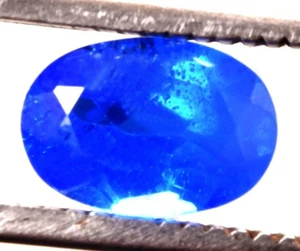 4.75 Cts. Natural Blue Tanzanite Oval Shape Certified Loose Gemstone - Foto 1 di 4