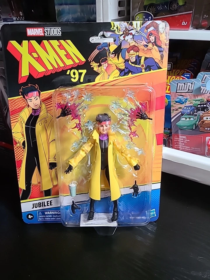 CARTÃO RETRÔ MARVEL LEGENDS X-MEN 97 JUBILEE WAVE 3 EM ESTOQUE - Imagem 1 de 4