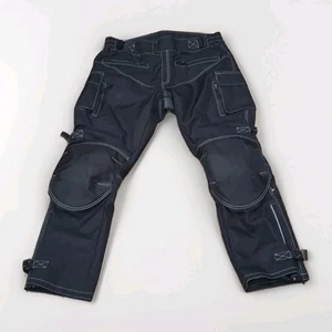 Pantalones de moto blindados Wicked Stock para hombre negros talla XXL cortos 40x30 - Imagen 1 de 10