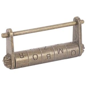  a Code Lettres en Serrure  Chinois Antique pour Boite Armoire Tiroi3986 - Bild 1 von 8