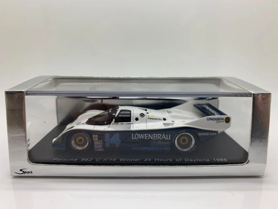 Spark Porsche 962 C N. 14 Vincitore Daytona 1986 Holbert Bell Unser S0948 1/43 - Immagine 1 di 1