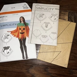 NEW Simplicity 9169 R10647 Misses One Size Pattern Character Poncho Costume - Picture 1 of 4
