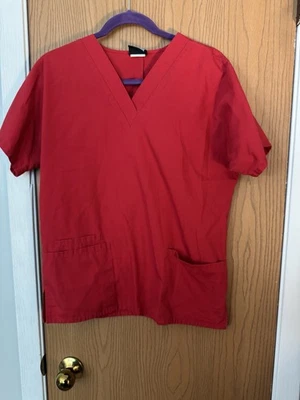 Cherokee Red Scrub Top Size XS - Image 1 of 4