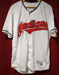 VINTAGE Herren Manny Ramirez Trikot weiß Cleveland Indians Majestic - Größe 44 - Bild 1 von 6