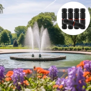 5 Pezzi Connettore Impermeabile Rapido Esterno Giardino Cavo Elettrico - Foto 1 di 12