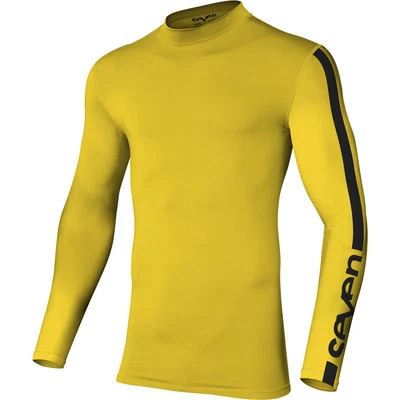 Seven MX Unterziehshirt Langarm Zero Compression Gelb/Schwarz - Bild 1 von 2