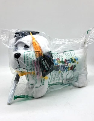 Juguetes Encantadores 11" Graduación Autógrafo Perro con Pluma, Gorra Negra, ¡Felicidades Graduación! Foto 1 de 4