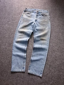 Carhartt Jeans Vintage Faded Distressed Blue Denim Herren 36x34 - Bild 1 von 8