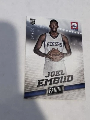 2015 Panini Father's Day - Joel Embiid #40 Philadelphia 76ers - RC /599 - Image 1 of 3