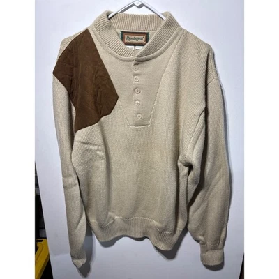 Suéter de Caza Remington Upland Pullover Tejido Marrón Parche para el Hombro Ultra Gamuza Foto 1 de 4