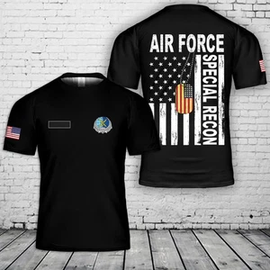 Custom Name US Air Force Special Recon T-Shirt 3D - Picture 1 of 2