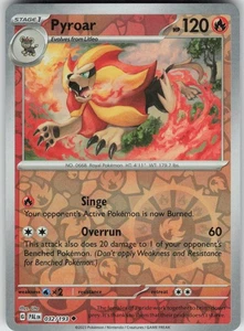 Pokemon Pyroar - 032/193 SV02: Paldea Evolved Uncommon Reverse Holo NM - Picture 1 of 2