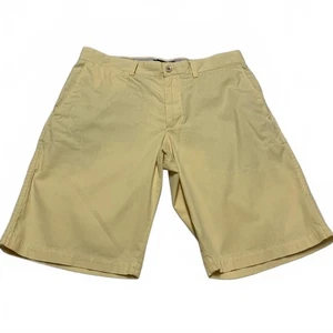 Pantaloncini chino Banana Republic uomo taglia 32 gialli a righe spille W34 cotone - Foto 1 di 10
