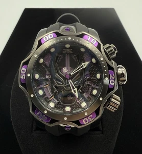 Invicta 52mm Marvel Venom Black Panther Limited Ed. 1489/3000 Chrono Watch 30553 - Picture 1 of 10