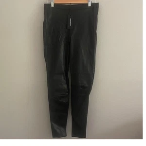Lamarque Leggings schwarz Leder Stretch Größe M - Bild 1 von 10