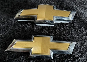 2016-2020 Chevrolet Camaro • Front Grille & Rear Trunk • Gold Bowtie Emblem OEM - Picture 1 of 4
